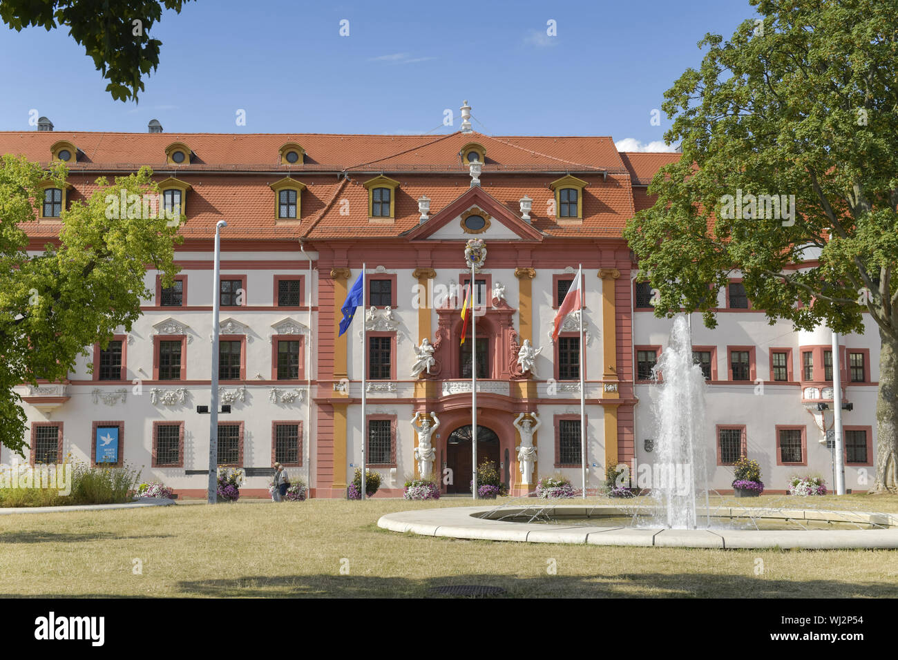 Offizielle Residenz, in Deutsch, Deutsch, Deutsch, Deutsch, Deutschland, Erfurt, Einwohner von Erfurt, Hirschgarten, Kurmainzische Statthalterei, Regeln Stockfoto
