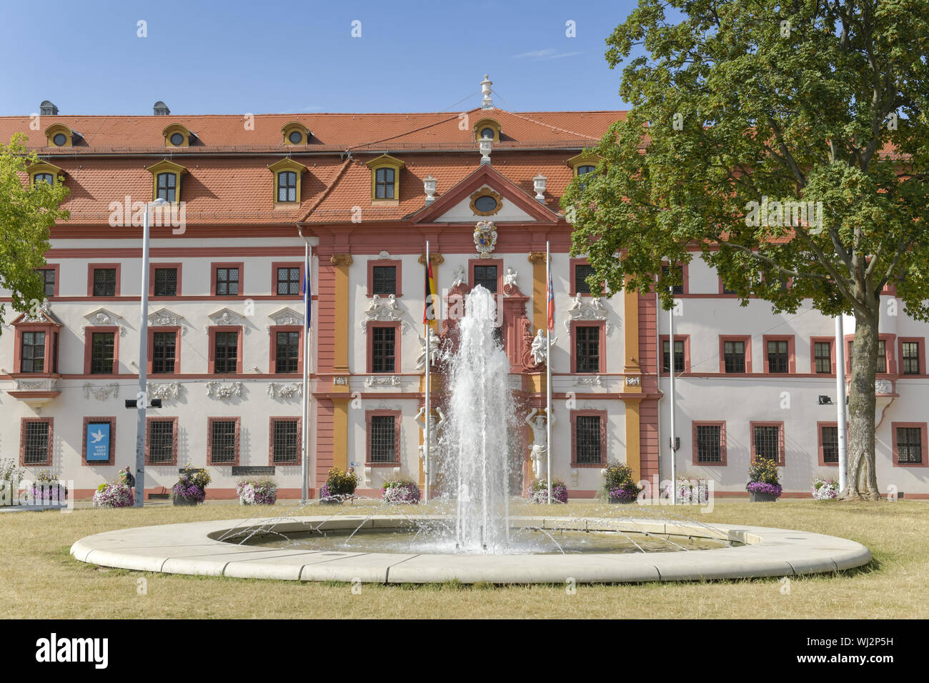 Offizielle Residenz, in Deutsch, Deutsch, Deutsch, Deutsch, Deutschland, Erfurt, Einwohner von Erfurt, Hirschgarten, Kurmainzische Statthalterei, Regeln Stockfoto