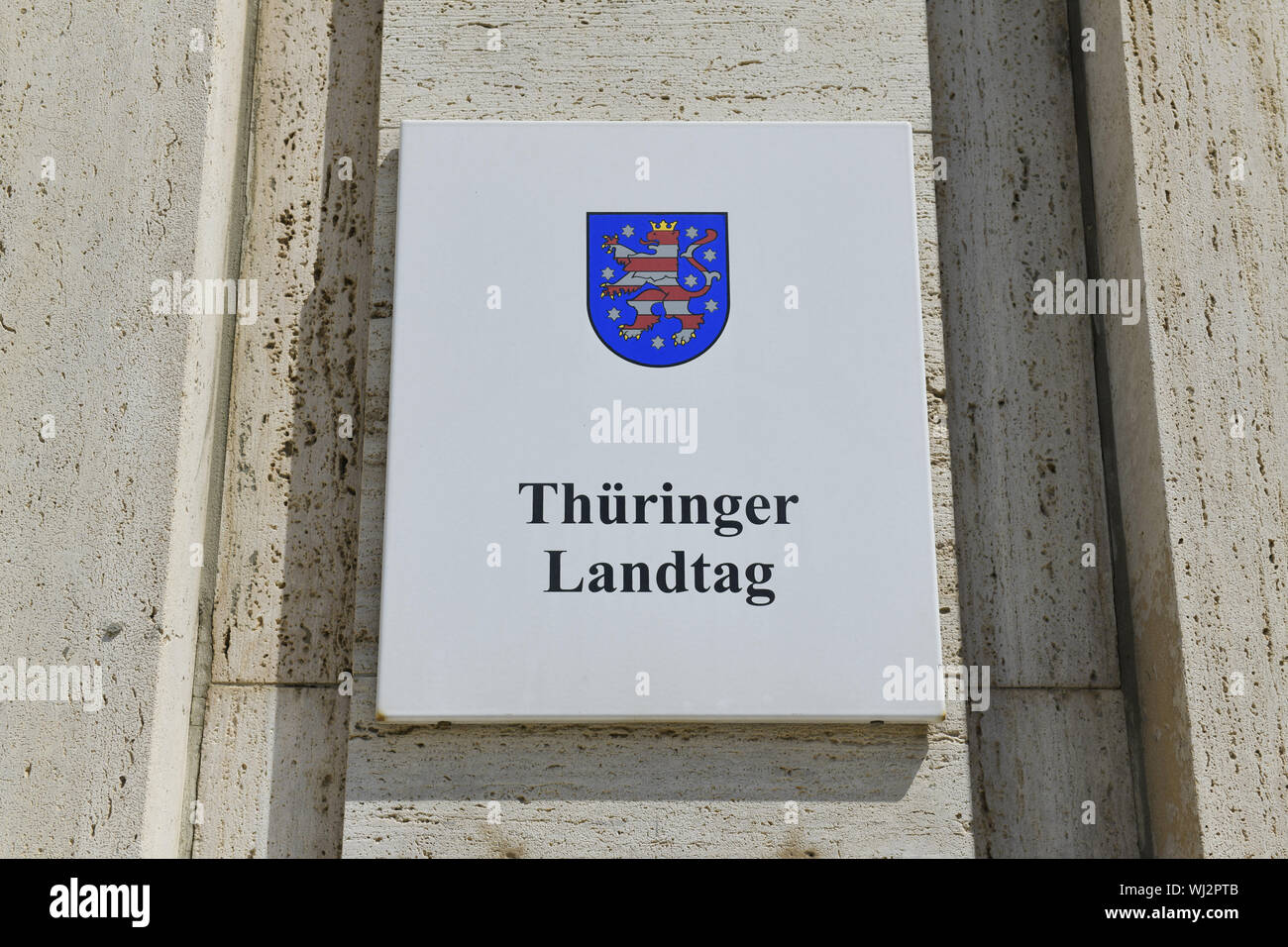 In Deutsch, Deutsch, Deutsch, Deutsch, Deutschland, Erfurt, Einwohner von Erfurt, Hochhaus, Johann-Sebastian-Bach-Strasse, Johann-Sebastian-Bach-Stra Stockfoto