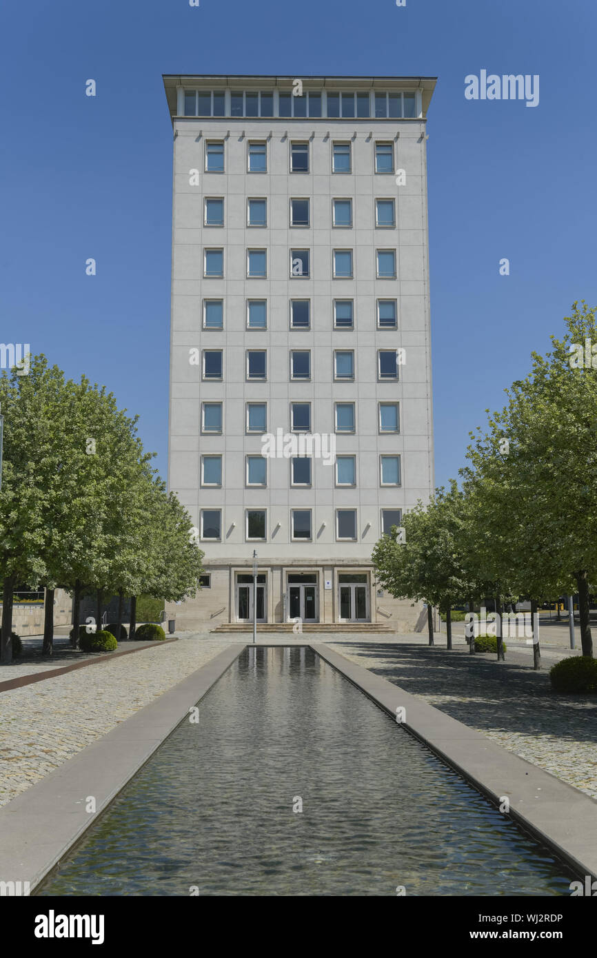 In Deutsch, Deutsch, Deutsch, Deutsch, Deutschland, Erfurt, Einwohner von Erfurt, Hochhaus, Johann-Sebastian-Bach-Strasse, Johann-Sebastian-Bach-Stra Stockfoto