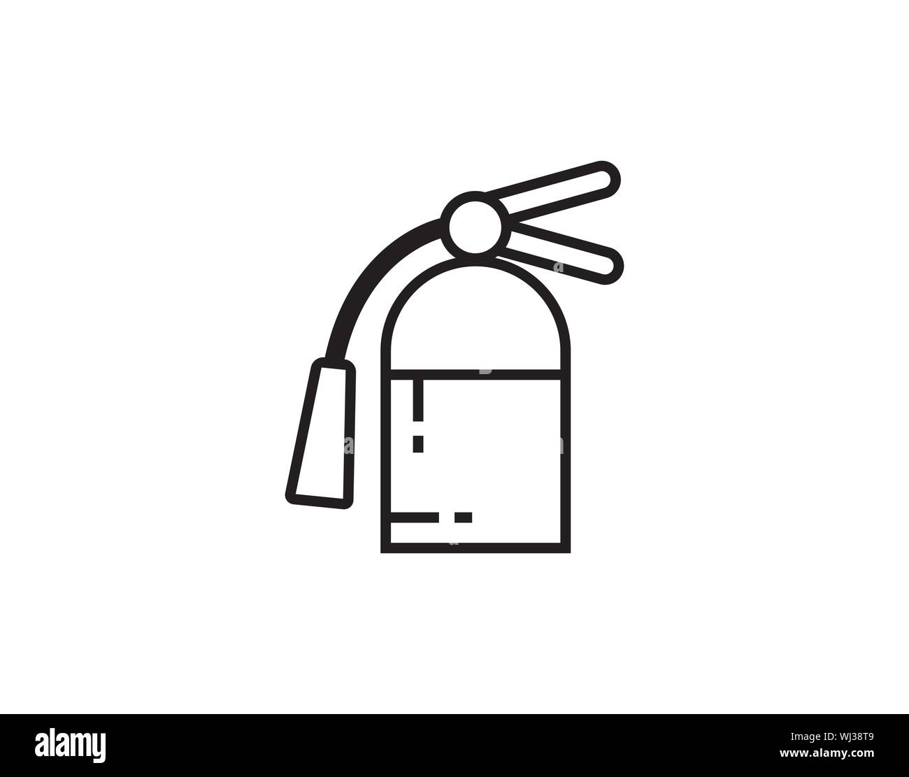 Feuerlöscher Symbol Vektor Bild Stock Vektor