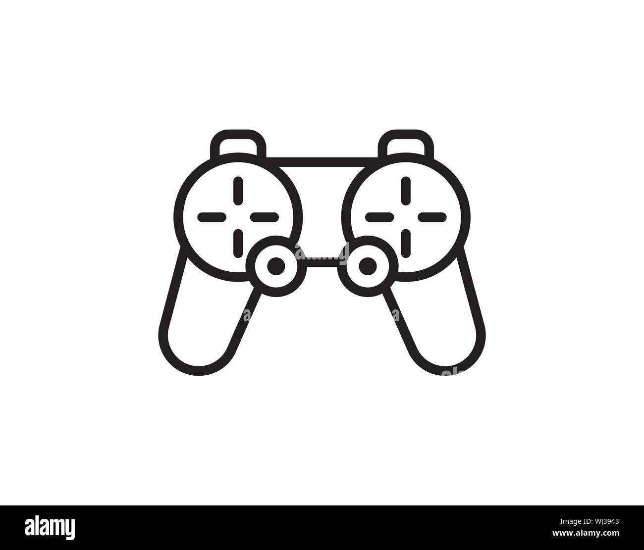 Game Controller Symbol. Vector Illustration - Vektor Stock Vektor