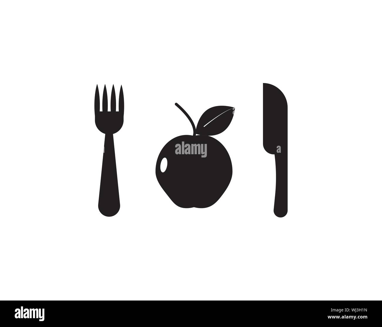 Gesundes Gericht icon-Vektor Stock Vektor