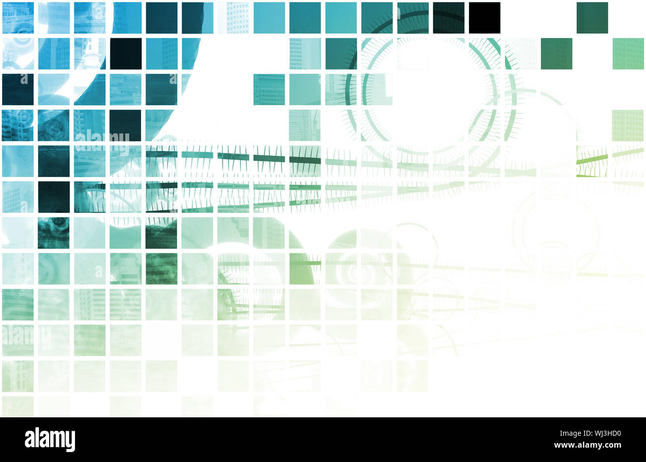 Futuristische abstrakten Hintergrund als Kunst Stockfoto