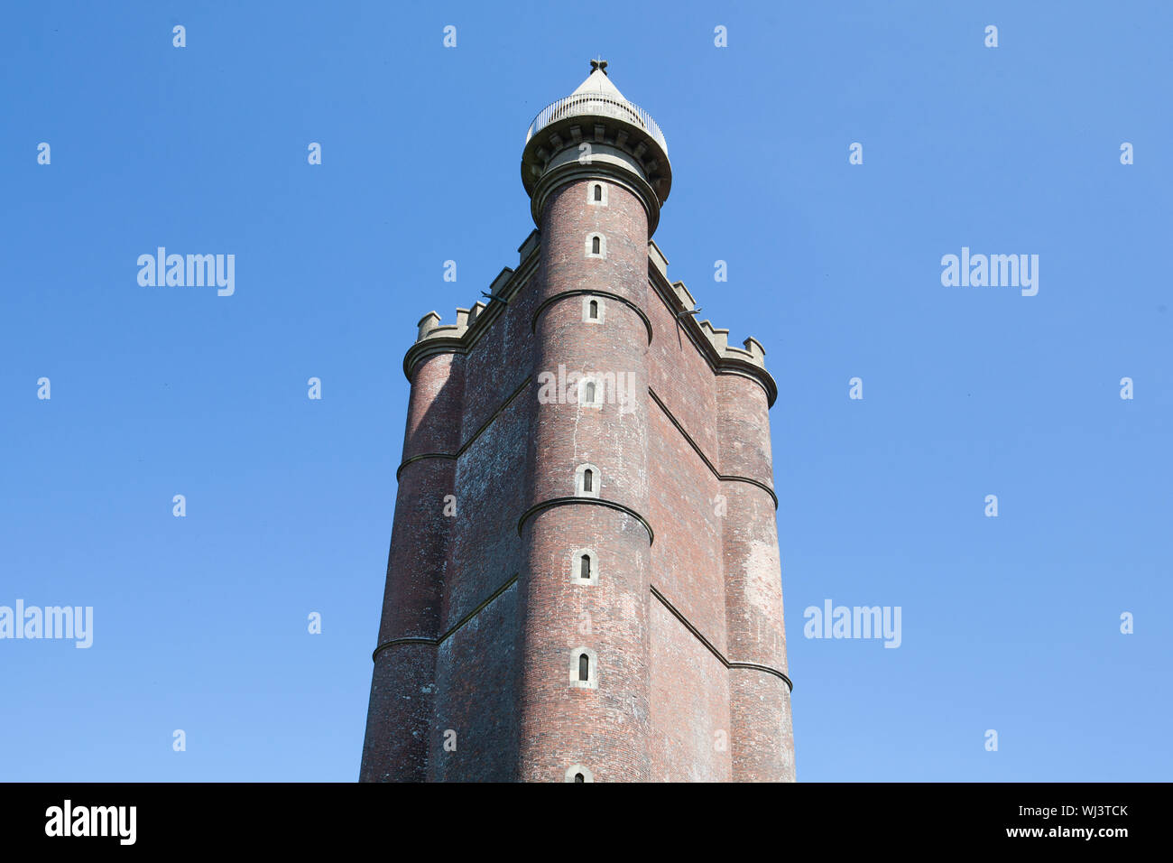King Alfred's Tower, auch als die Torheit der König Alfred der Große oder Stourton Turm in Somerset England bekannt, Stockfoto