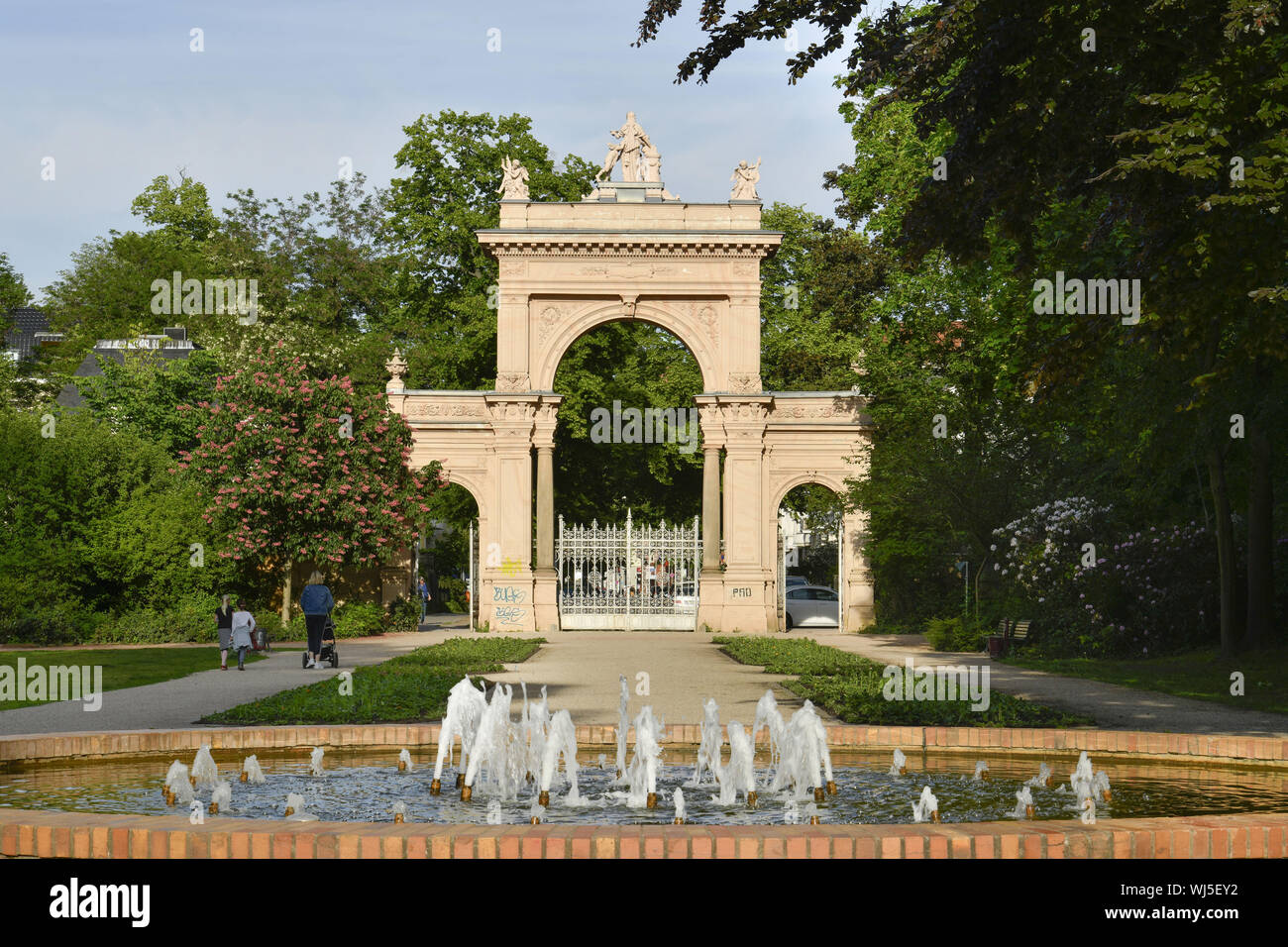 Berlin, gut, der Park, der Park, Deutschland, Tor, grün, grün Anordnung