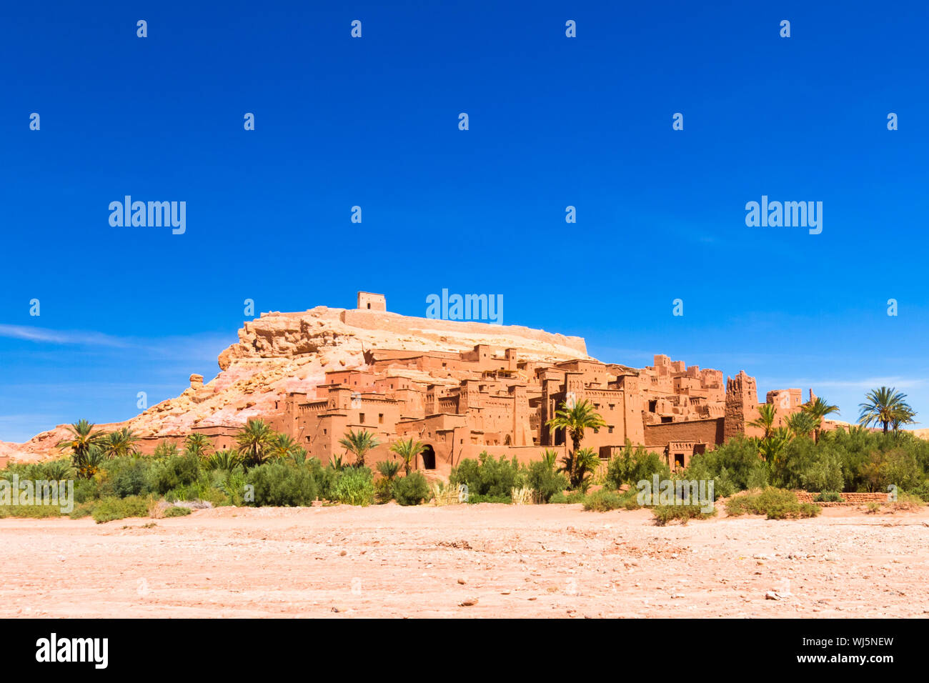 Ait Benhaddou, Ouarzazate, Marokko. Stockfoto
