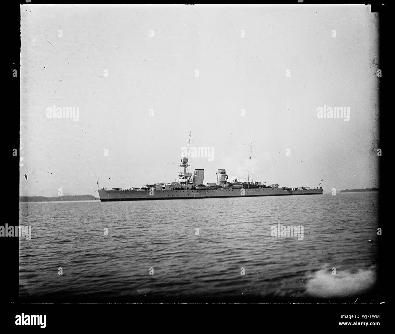 H.M.S. Raleigh. 29. Mai 1922 Stockfoto