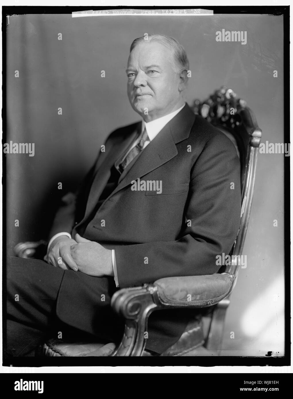 HOOVER, Herbert C. Stockfoto
