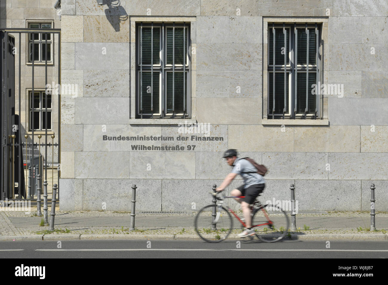 Berlin, Deutschland, Aussicht, Außen, Draußen, Draußen, Außen, Mitte, Architektur, BMF, Bundesministerium der Finanzen, Bundesministerium der Finan Stockfoto