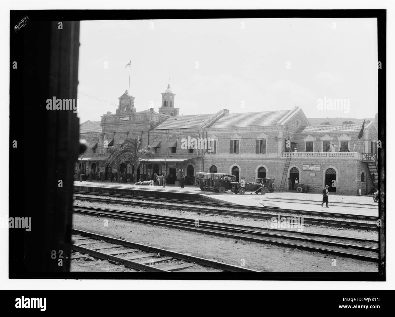 Haifa RR sta d. h., Bahnhof. Stockfoto