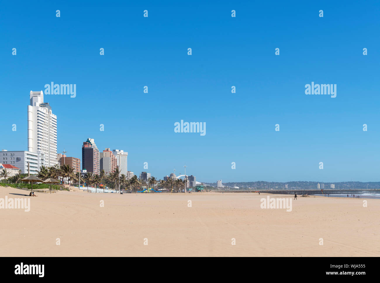 Addington Beach, South Beach, Durban, KwaZulu-Natal, Südafrika Stockfoto