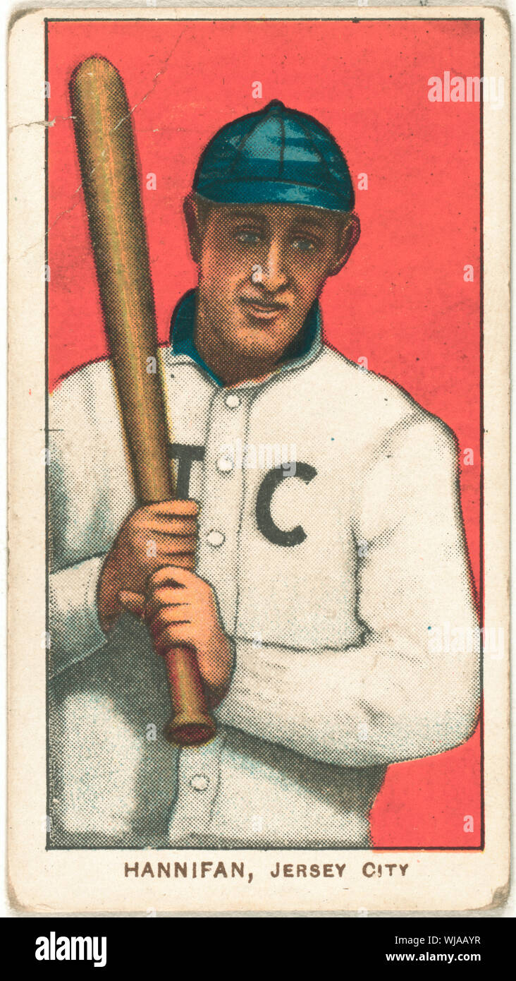 Hannifin, Jersey City Team, Baseball card Portrait Stockfoto
