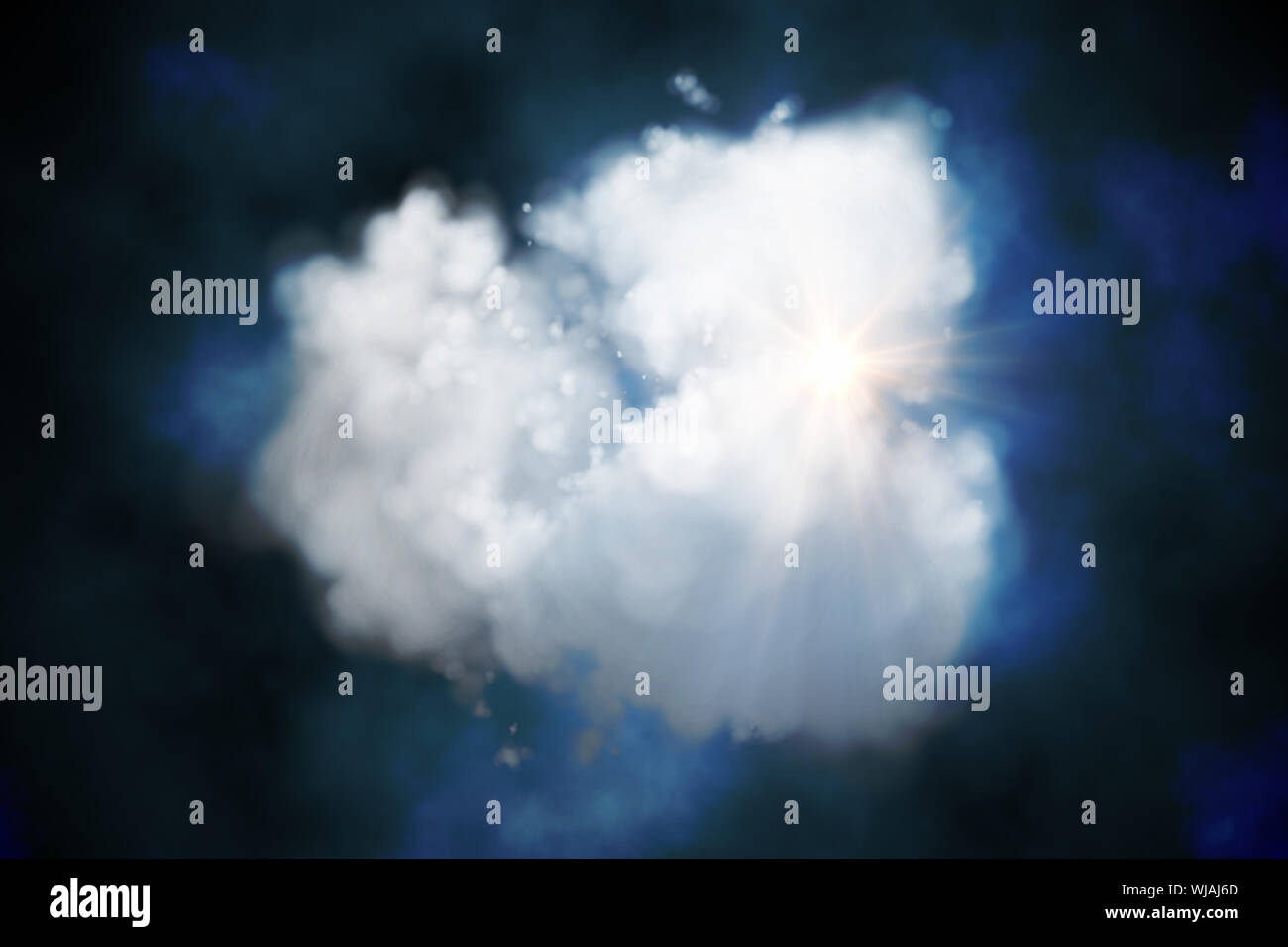 Cloud computing Grafik Stockfoto