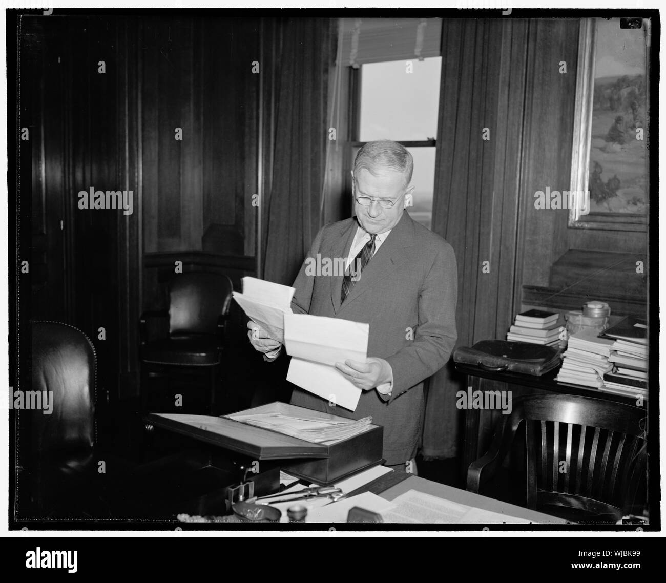 Harold Ickes Stockfoto