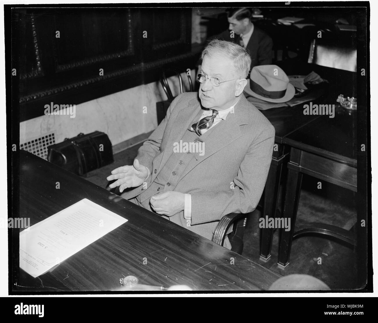 Harold Ickes Stockfoto