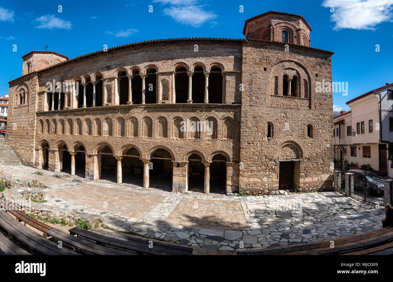 Saint Sophia alte orthodoxe Kirche in Ohrid, Mazedonien Stockfoto