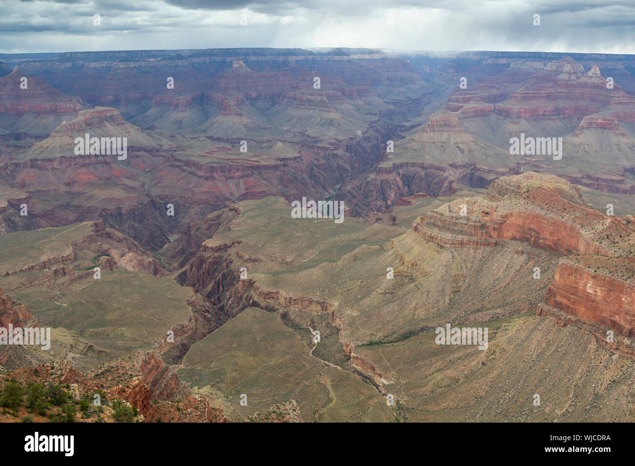Erodierten Landschaft im Grand Canyon National Park, United States Stockfoto