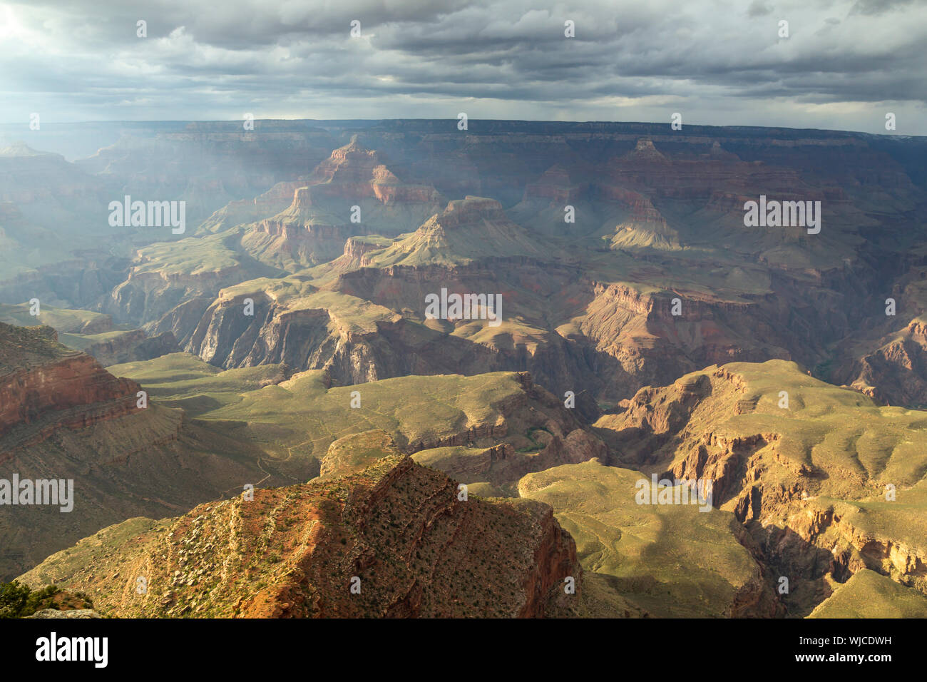 Erodierten Landschaft im Grand Canyon National Park South Rim, United States Stockfoto