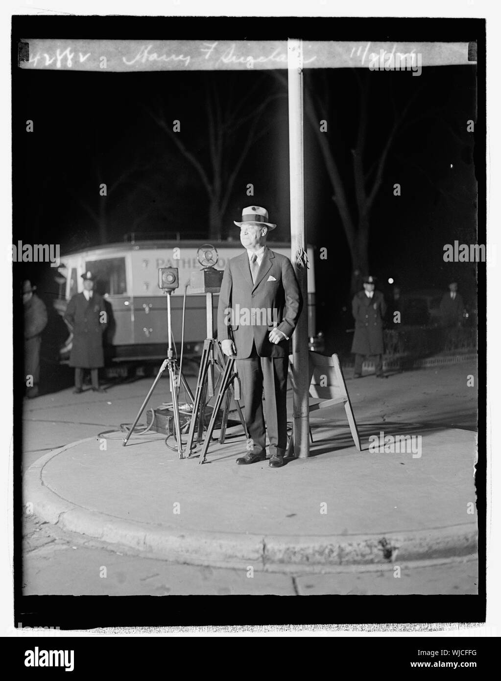 Harry F. Sinclair, 11/21/29. Stockfoto