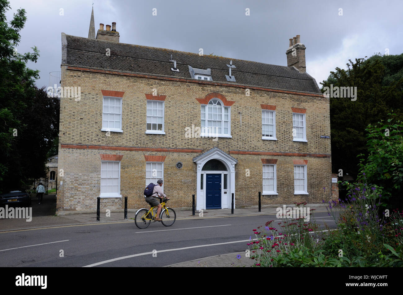 Manchester House, Ramsey Road, St Ives, Cambridgeshir. Im 18. Jahrhundert als Wohnhaus erbaut. Es war, als die St Ives Gymnasium verwendet Stockfoto