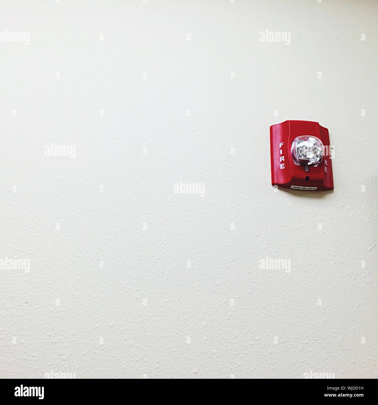 Sicherheit Firebox montiert Die Wand Stockfoto