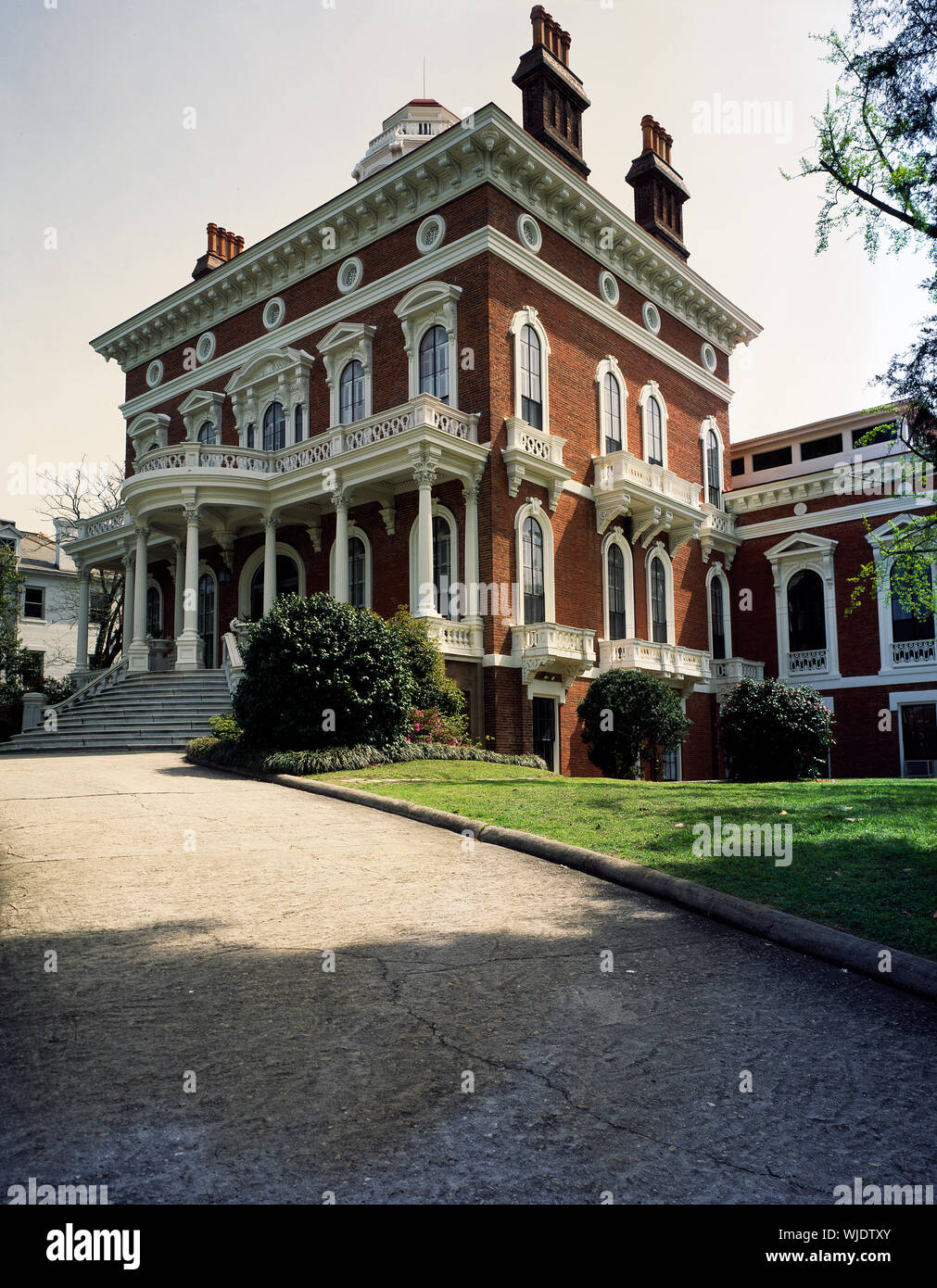 Hay House in Macon, die prominentesten Home im Zentrum von Georgien als Stockfoto