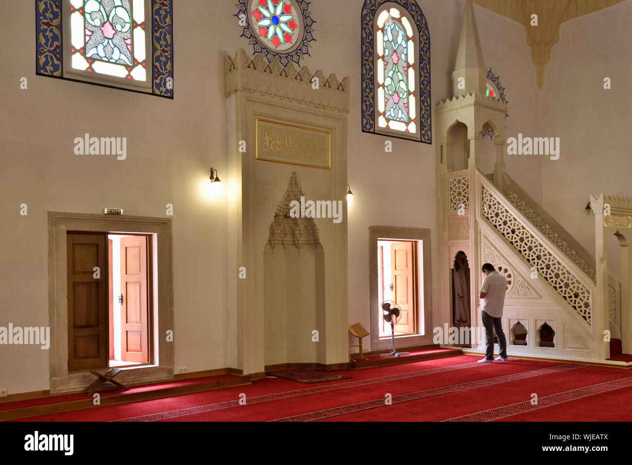 Das 16. Jahrhundert Banya Bashi Moschee, errichtet in der Zeit des Osmanischen Reiches. Sofia, Bulgarien Stockfoto