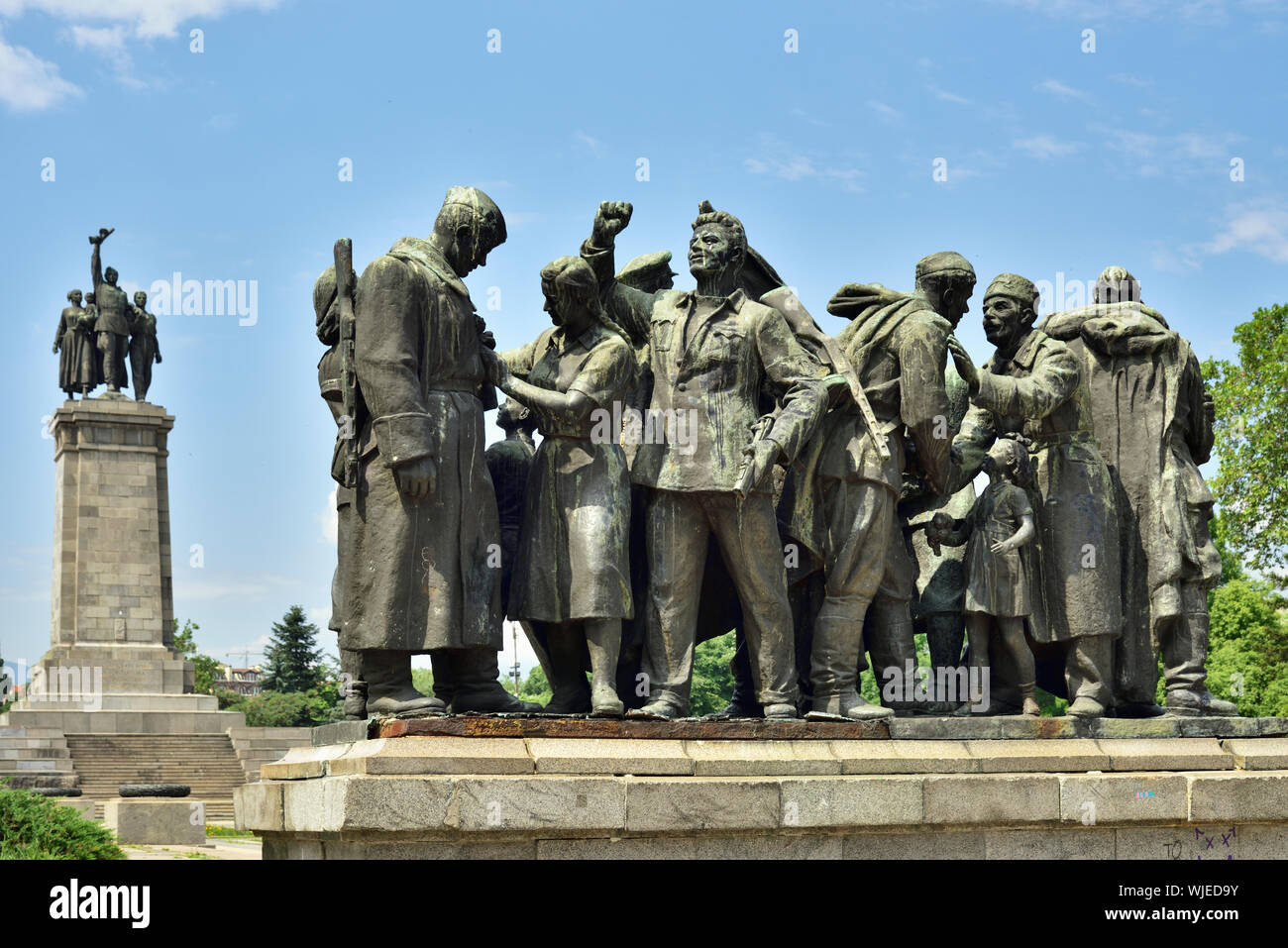 Denkmal der Sowjetischen Armee. Sofia, Bulgarien Stockfoto