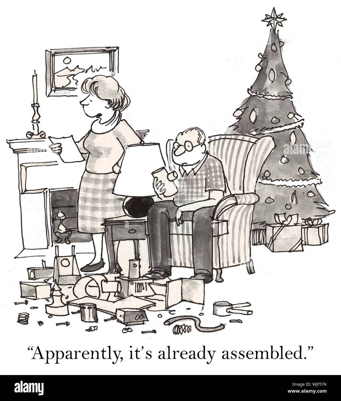 Weihnachten-Vorbereitung Stockfoto