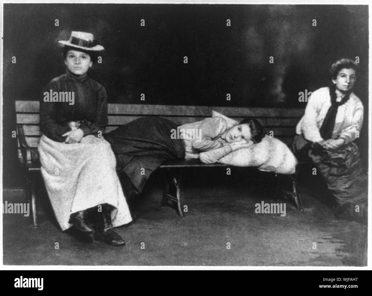 Statt auf Ellis Island - - unerwünschte Auswanderer zurück zu durch Steamship Company, die sie gebracht werden Stockfoto