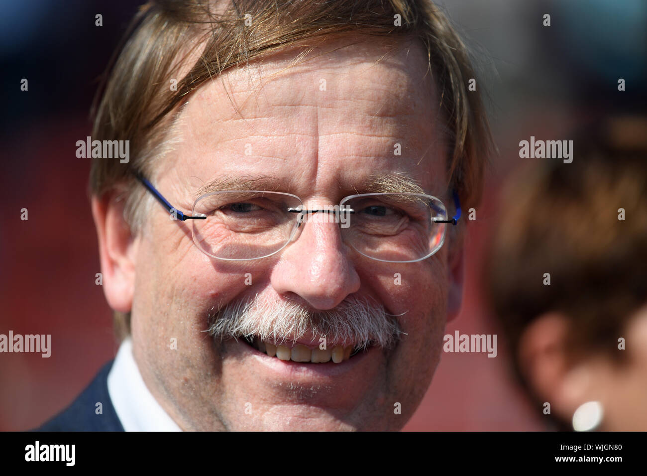 Kassel, Deutschland. 31 Aug, 2019. Porträt, Porträt, Portrait, Leiter Rainer Koch (DFB Viezepraesident). GES/fussball/EM-Qualifikation der Frauen: Deutschland - Montenegro, 31.08.2019 Fußball: UEFA Euro 2021 qualifizieren: Deutschland gegen Montenegro, Kassel, August 31, 2019 | Verwendung der weltweiten Kredit: dpa/Alamy leben Nachrichten Stockfoto
