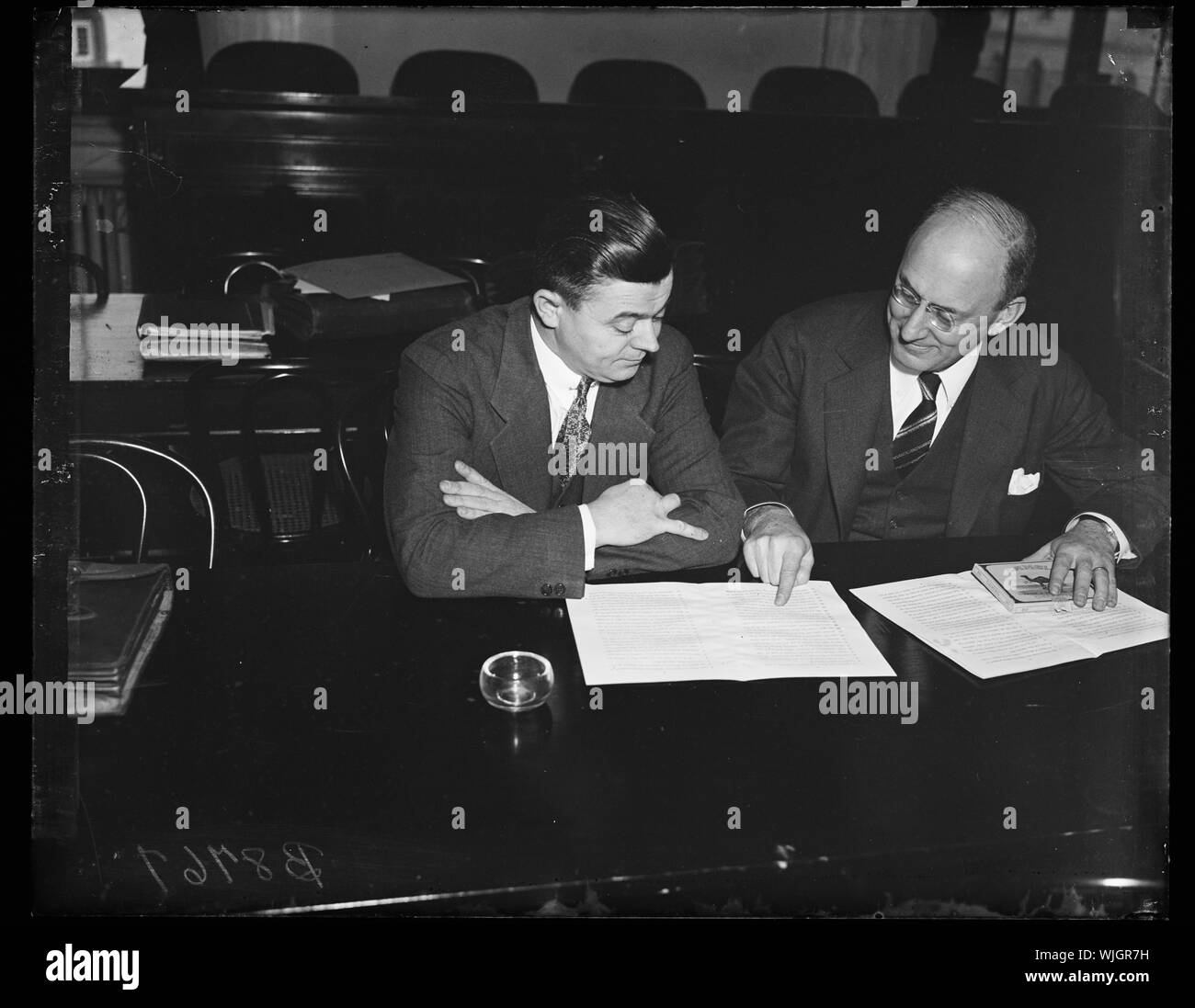 Henry Morgenthau, rechts Stockfoto