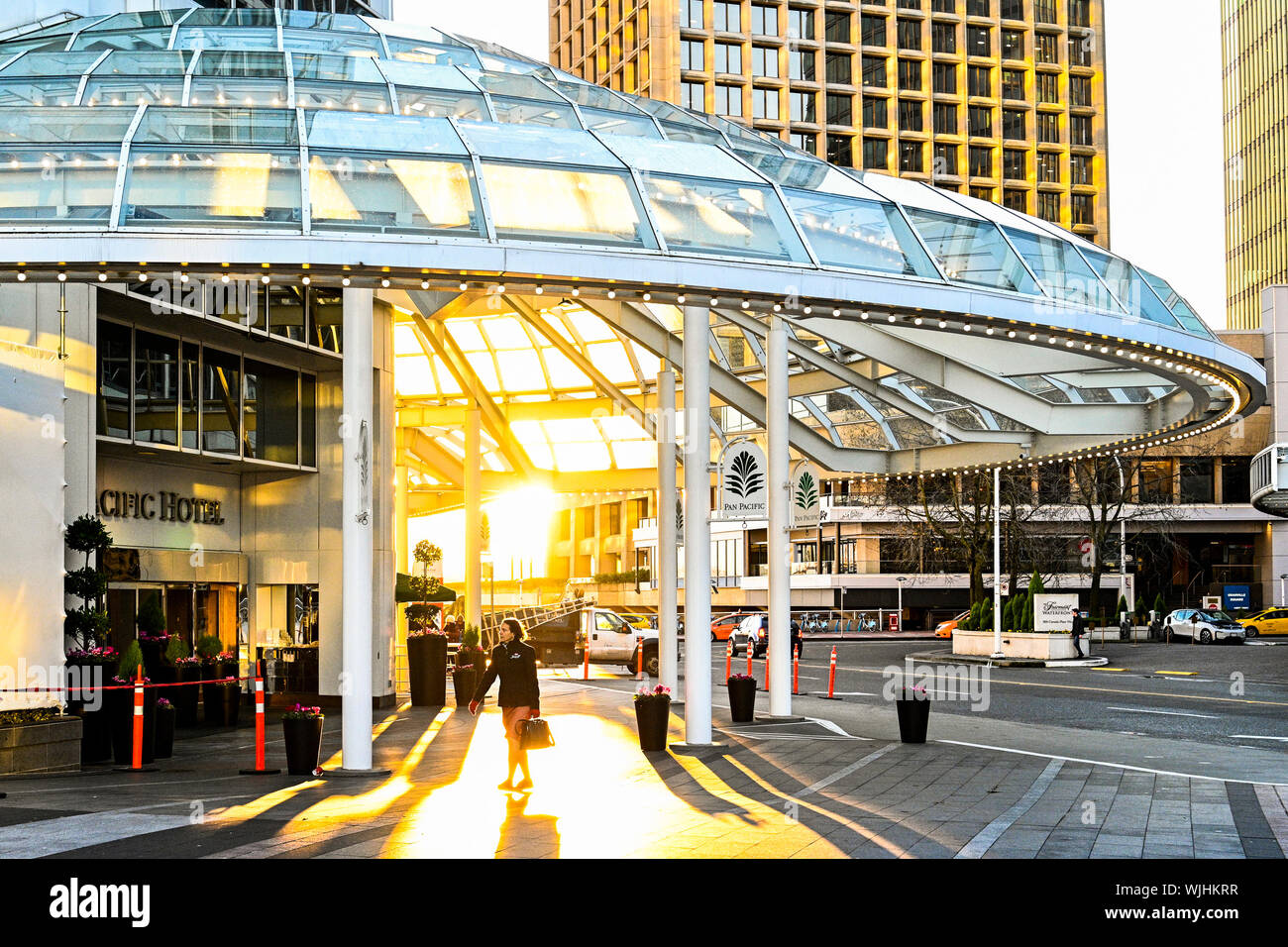 Pan Pacific Hotel, Vancouver, British Columbia, Kanada Stockfoto