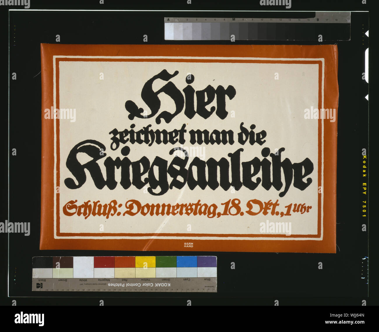 Hier zeichnet man sterben Kriegsanleihe Abstract: Text: Sie können in den Krieg Darlehen hier abonnieren. Schließen: Okt. 18, 1:00 Uhr. Stockfoto