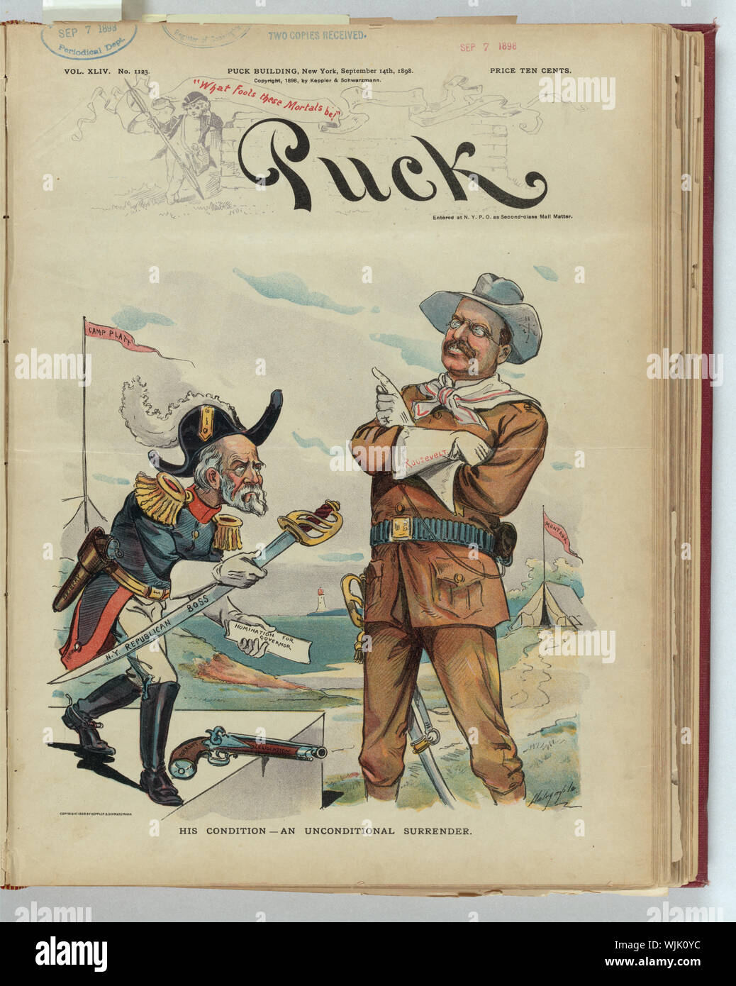 Sein Zustand - eine bedingungslose Kapitulation/Dalrymple. Stockfoto