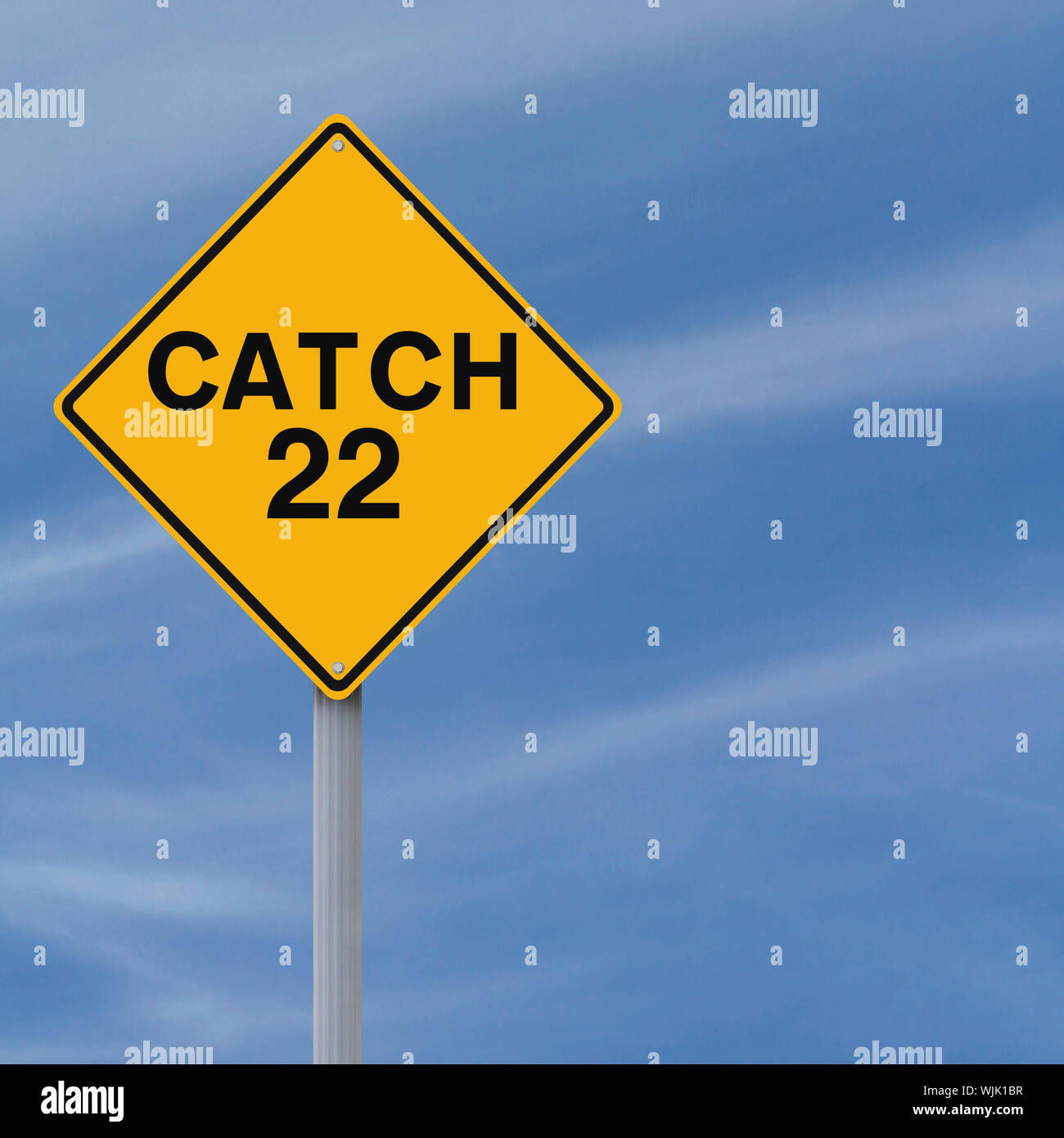 Catch 22 voraus Stockfoto