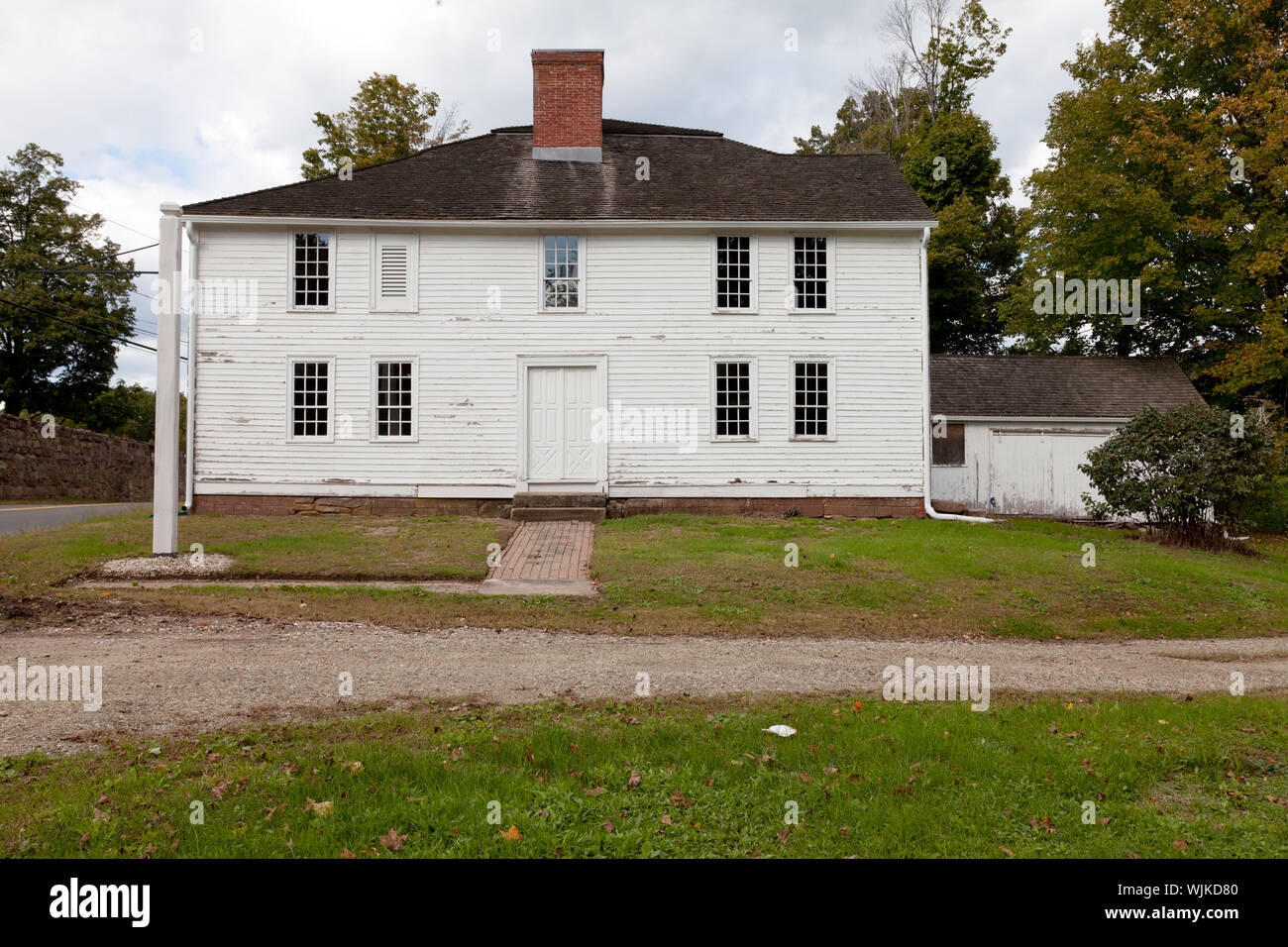 Historische Architektur in East Granby, Connecticut Stockfoto