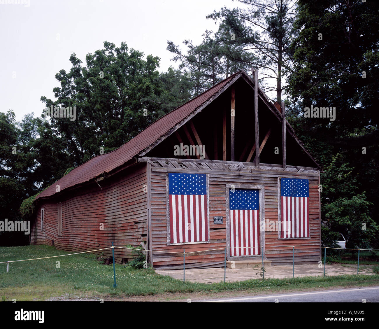 Historische alte General Store in ländlichen North Carolina Stockfoto
