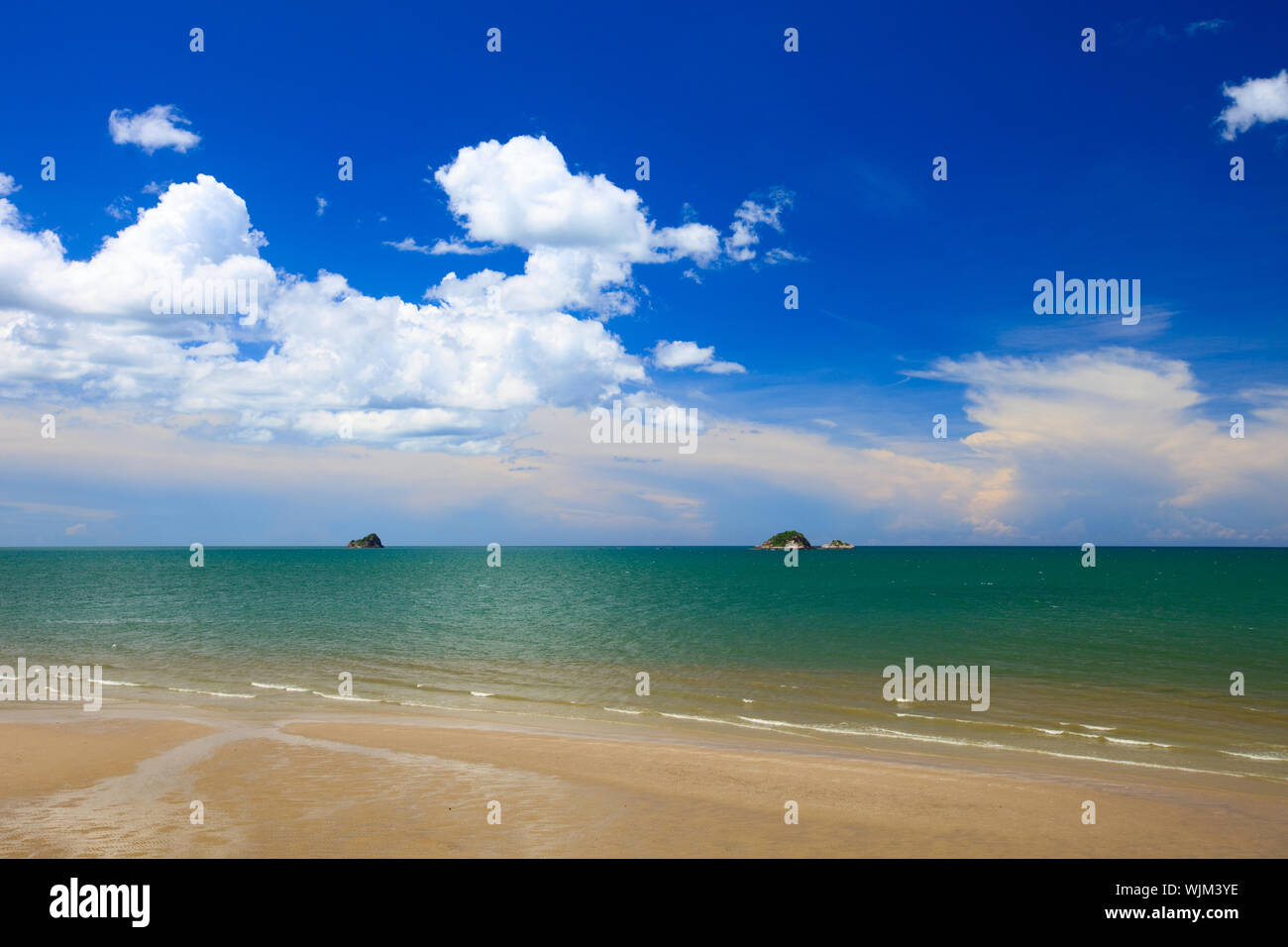 Tropischer Traum Strand in Khao Tao, in der Nähe von Hua Hin, Thailand Stockfoto