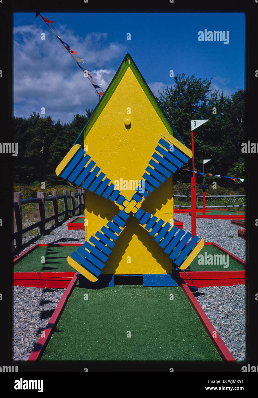 Hole in One Mini Golf, Flipper Weg 1, Waldoboro, Maine Stockfoto