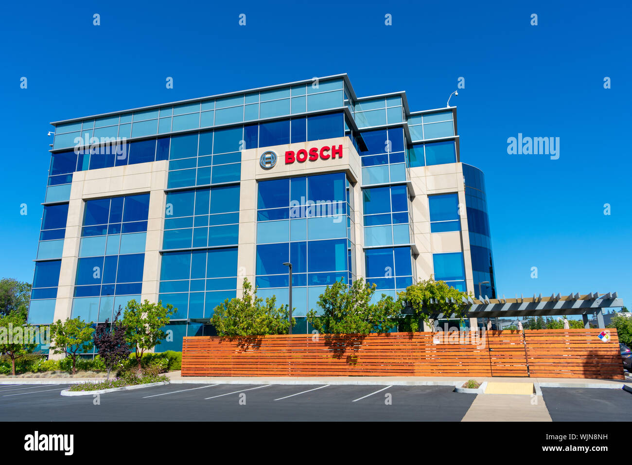 Bosch in Forschung und Technologie Center in Silicon Valley, High-tech Hub der San Francisco Bay Area. Stockfoto