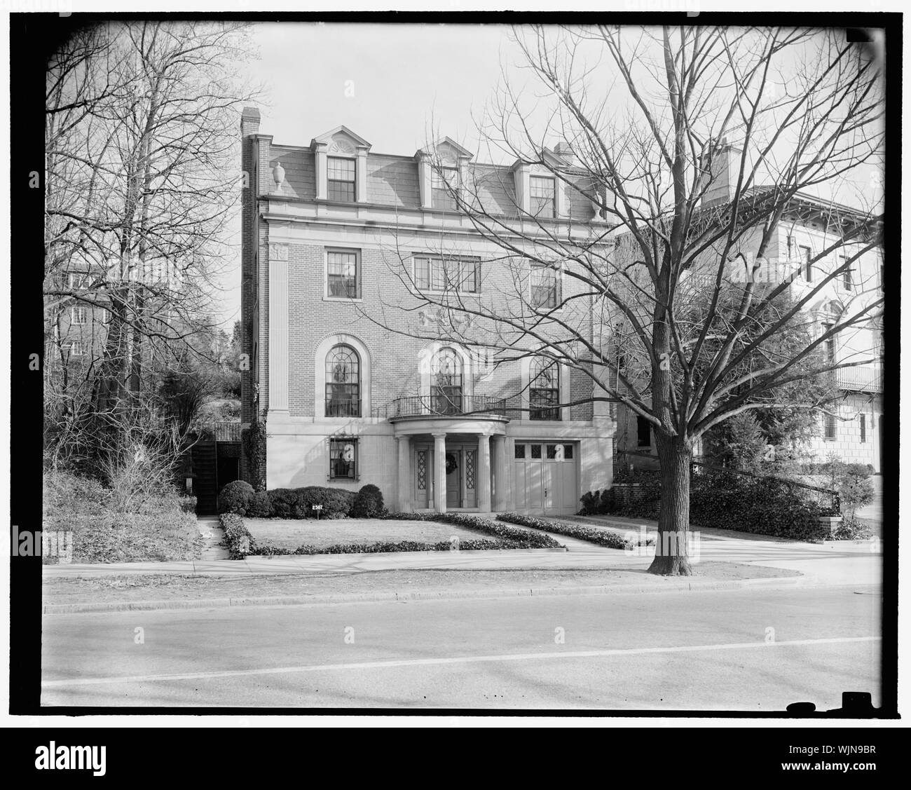 Startseite des Senators Robert A. Taft. Washington, D.C., 31.12.26. Eine Außenansicht des Washington home von Senator Robert A. Taft, Republikaner aus Ohio Stockfoto