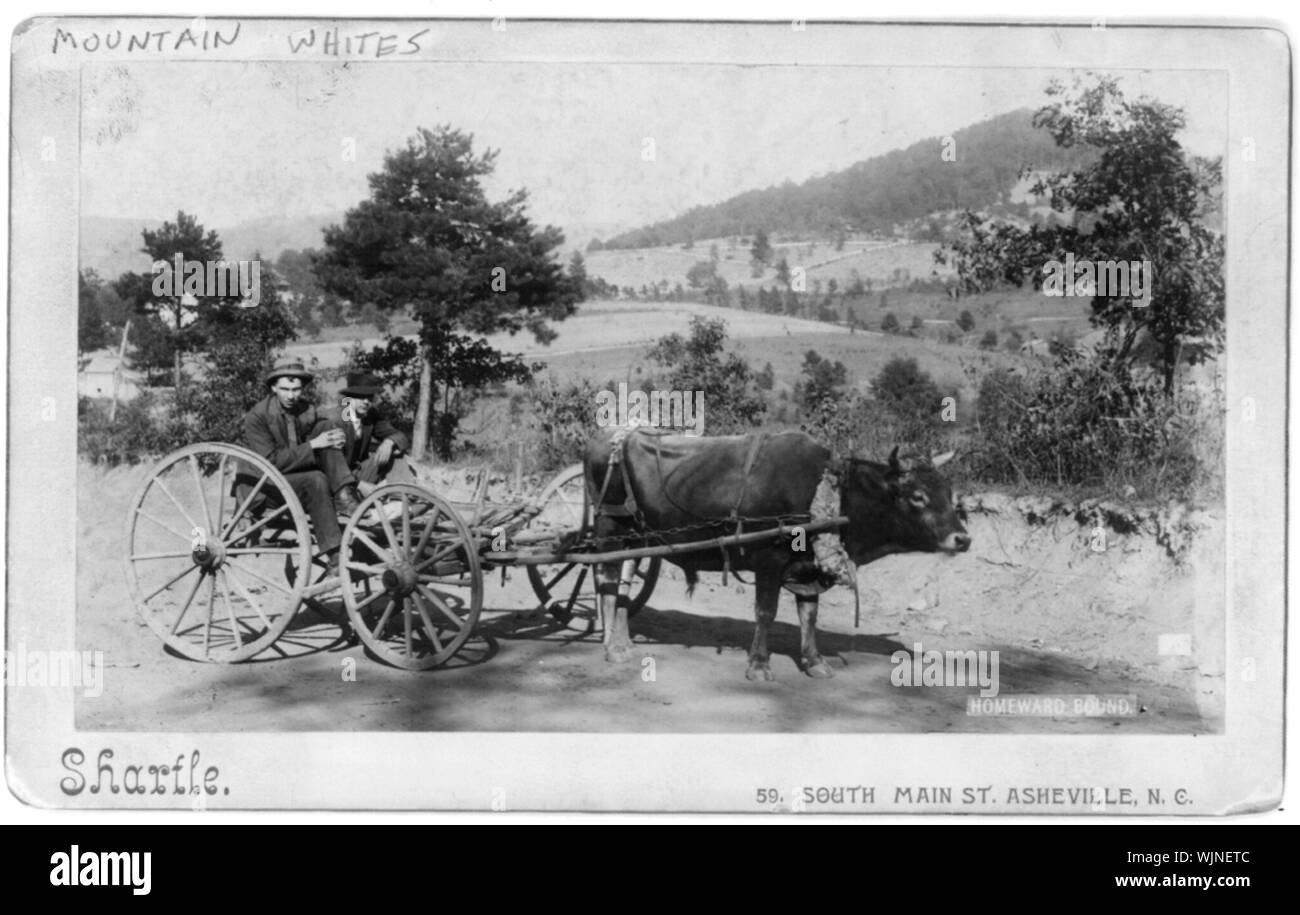 Heimwärts gebunden Stockfoto