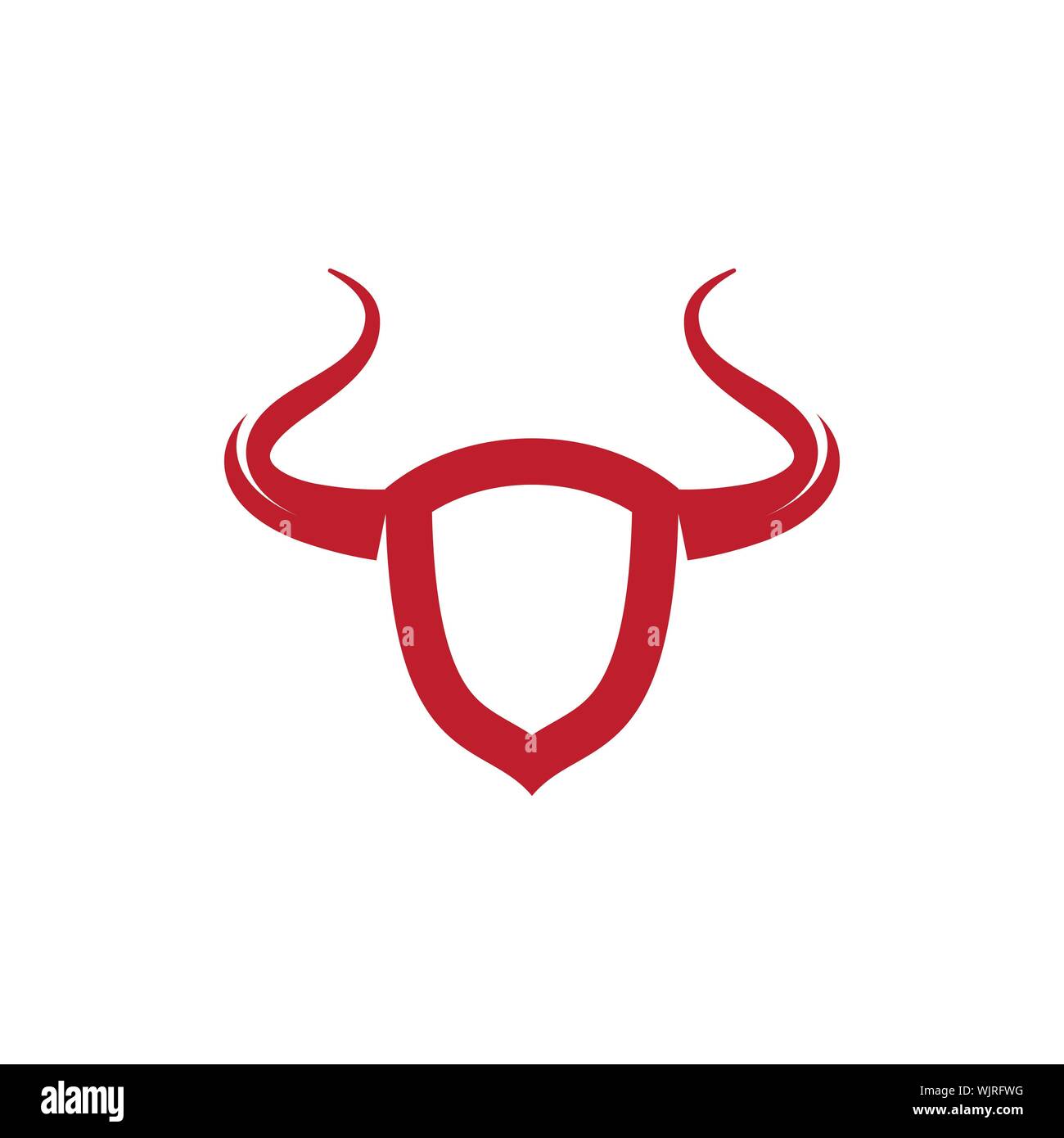 Taurus Logo Vorlage Vektor icon Abbildung design Stock Vektor