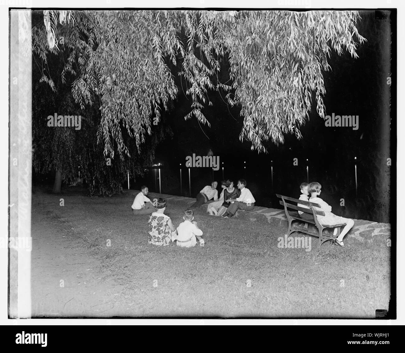 Heißes Wetter auf Speedway, 8/6/26 Stockfoto