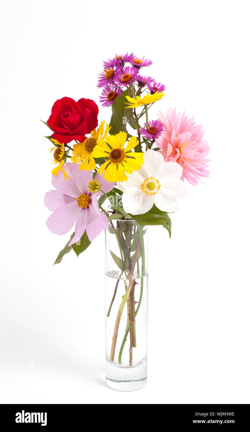 Ein Bild von einem schönen Strauß Blumen Stockfoto