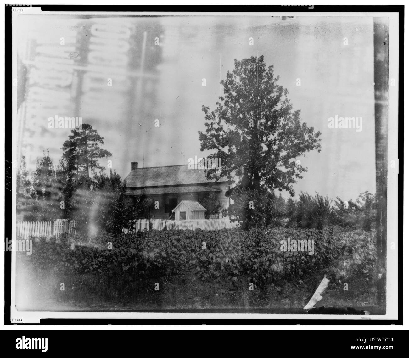 Haus in ländlicher Gegend von Georgia Stockfoto