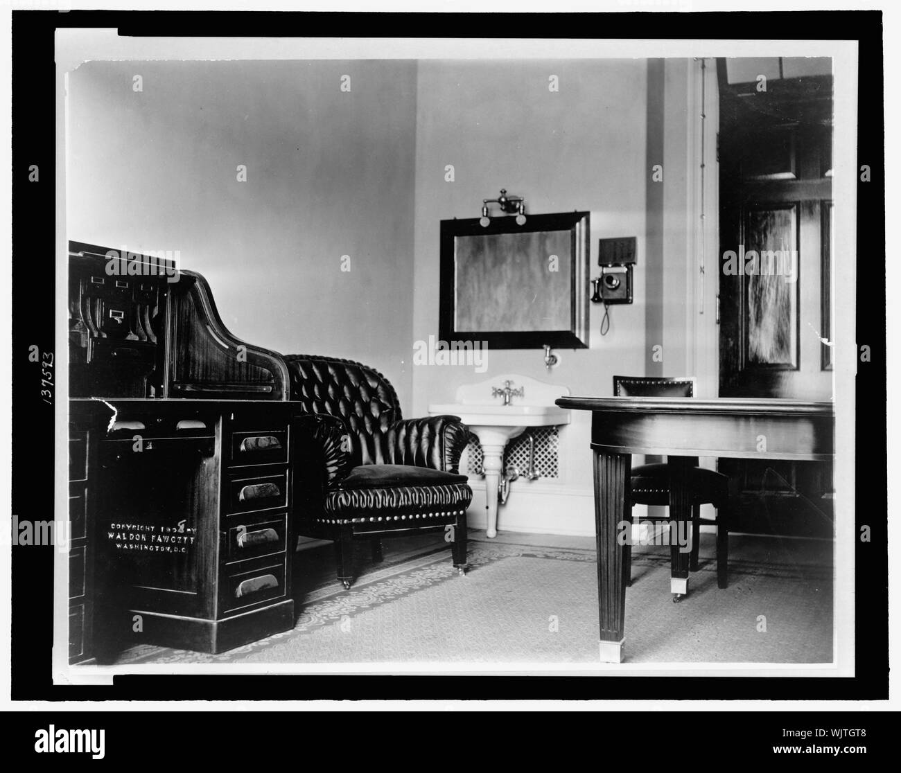 Repräsentantenhaus Office Gebäude. Cannon Gebäude, Innenraum (Detail) Stockfoto