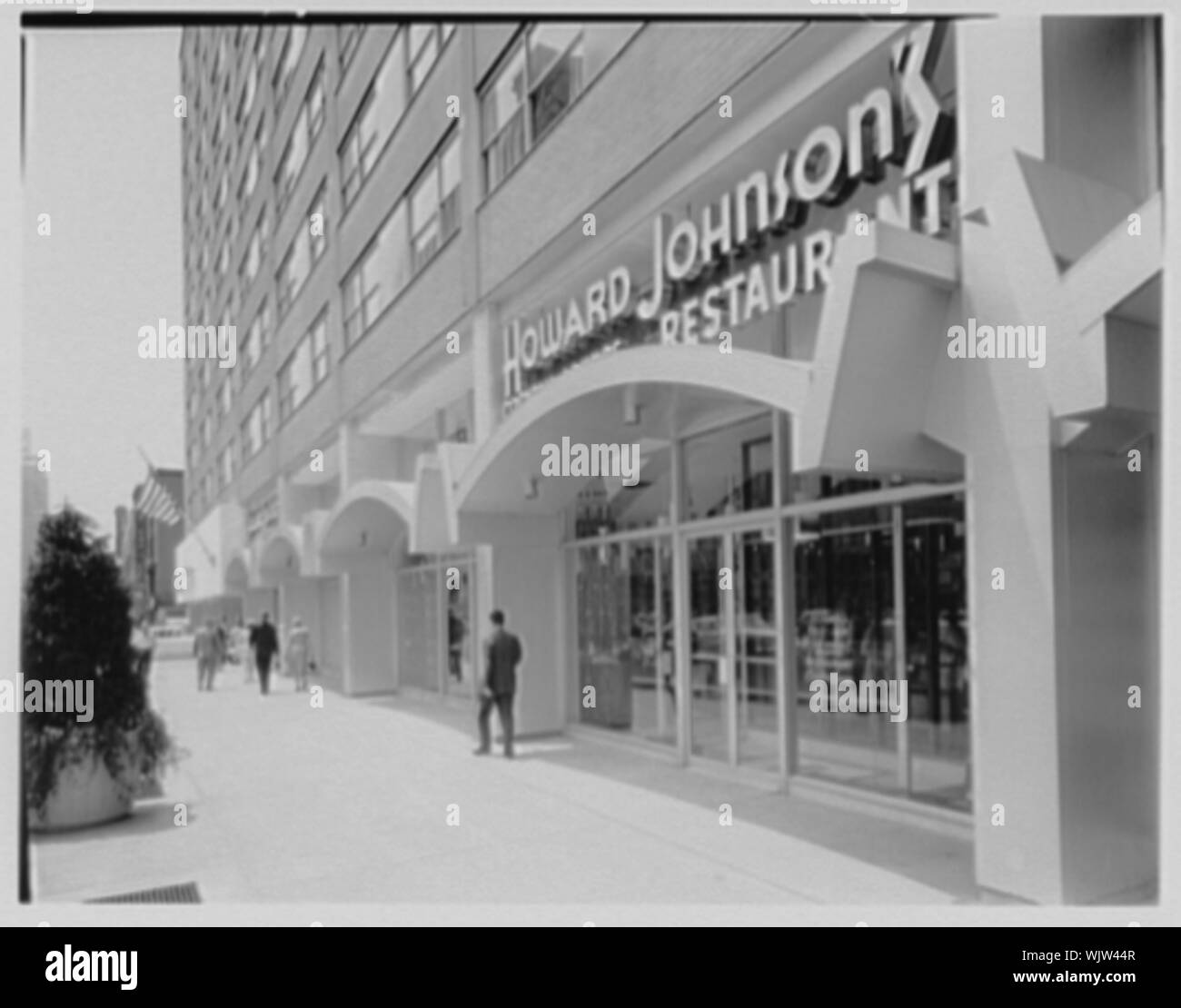 Howard Johnson's Motor Lodge, 8th Avenue. An 51 St., New York City. Stockfoto